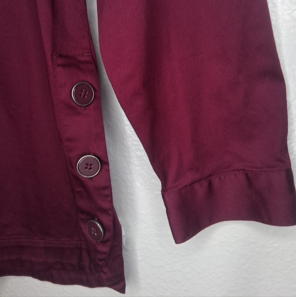 Chico's Pullover Tunic Top Side Button Detail Bur… - image 8